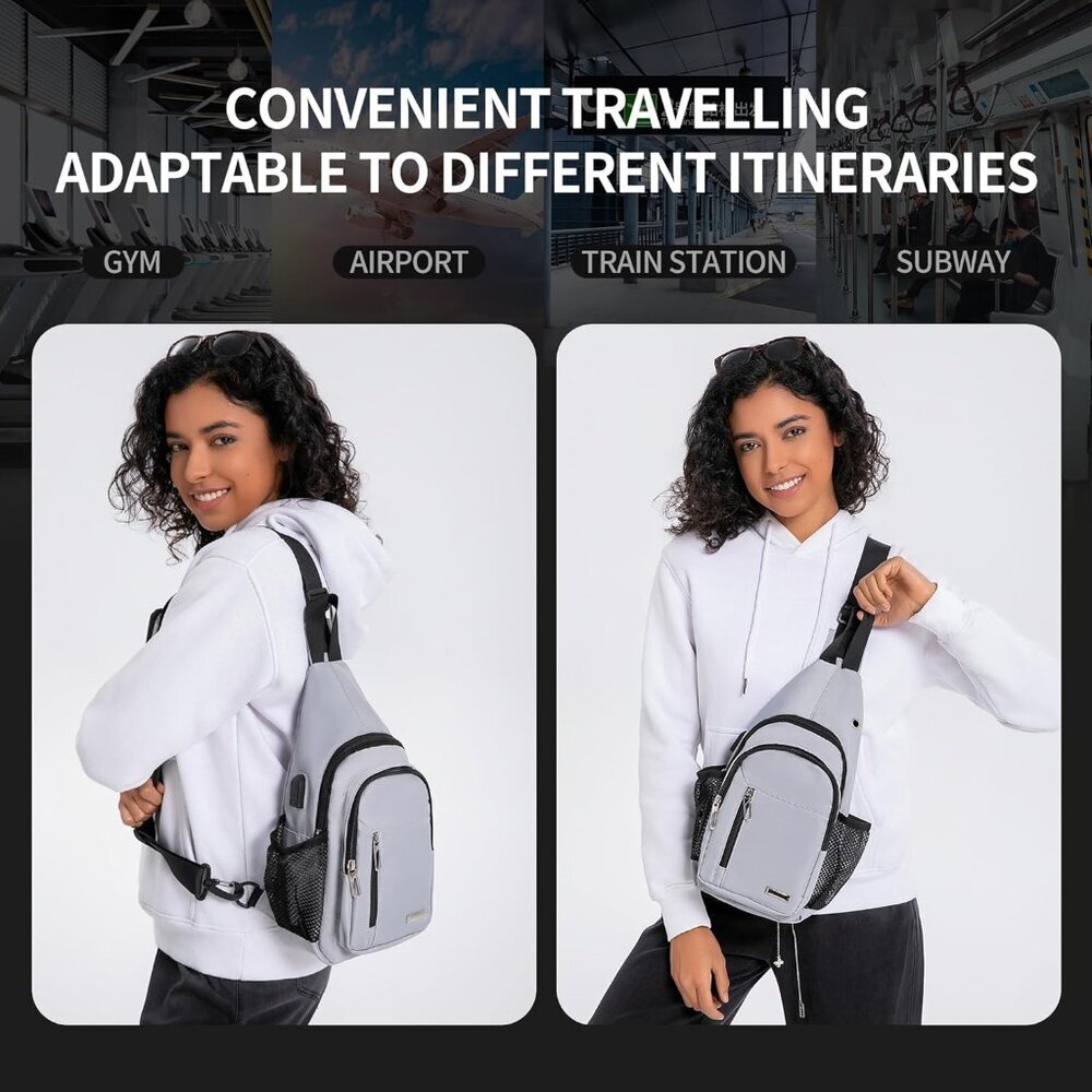 Adjustable Lightweight Sling Backpack - Stylish W… - image 3